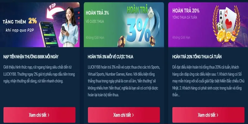 Các chương trình khuyến mãi và ưu đãi của big777 chính thức